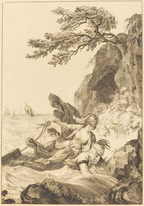 Forloveden til Kongen av Garbe: Kassetten av Jean Baptiste Tilliard after Charles Monnet
