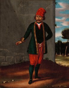 Mann fra øya Tinos av Jean Baptiste Vanmour (workshop of)