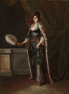 En tyrkisk kvinne Tyrkisk kvinne av Jean Baptiste Vanmour