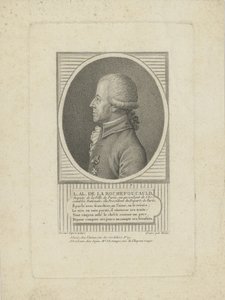 Louis-Alexandre de La Rochefoucauld, hertug av Enville 1743-1792, 1790-årene.