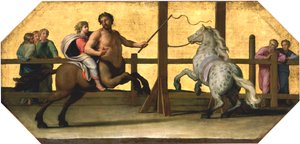 The Education of Achilles: The Riding Lesson, 1600-tallet