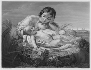 Overflod, fra bildet i Den Kongelige Samling (gravering) av Jean Baptiste van Eycken