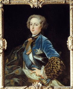 Portrett av Louis XV (1710-1774), konge av Frankrike. Maleri av Jean Baptiste Van Loo (1684 - 1745)