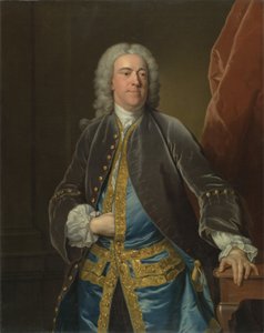 The Right Honorable Stephen Poyntz, fra Midgeham, Berkshire, ca. 1740 (olje på lerret) av Jean Baptiste van Loo