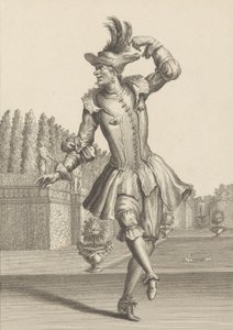 Du Moulin i bondedans Dans i Operaen,.n.d. av Jean Berain