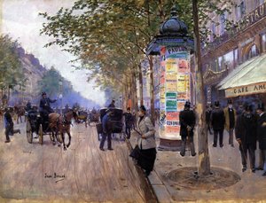 Ha en drosje av Jean Beraud