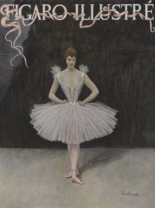 Danseren. Forside av Le Figaro Illustre, februar 1895
