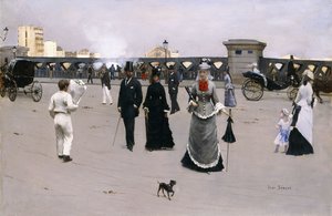 Europas bro, ca. 1875 av Jean Beraud