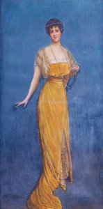 Portrett av Madame Blanche Vesnitch née Ulman, 1913. av Jean Beraud