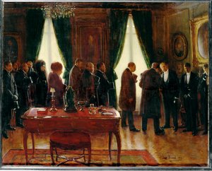 Enkemannen (maleri på lerret) av Jean Beraud