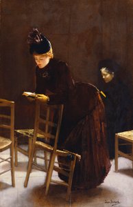 Kvinne i bønn av Jean Beraud