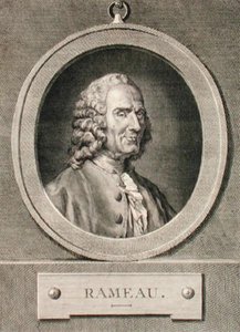 Portrett av Jean Philippe Rameau (1683-1764) gravert av Benoist (gravering) av Jean Bernard (after) Restout