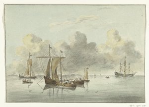 Båter i stille vann av Jean Bernard