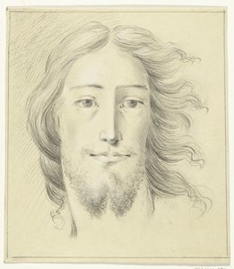 Hodet til en mann (Kristus?) av Jean Bernard