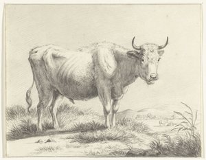 Stående ku, til høyre av Jean Bernard