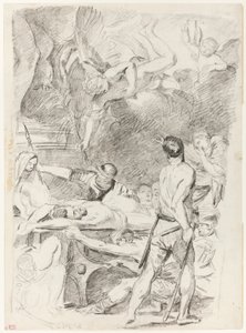 Martyrium av Saints Processus og Martinian av Jean Bernard Restout