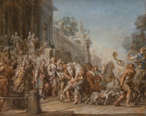 Dido og Aeneas avgang for jakten, 1772-4