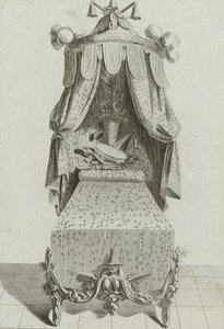 Kinesisk seng, publisert på midten av 1770-tallet (gravering på lagt papir) av Jean Charles (after) Delafosse