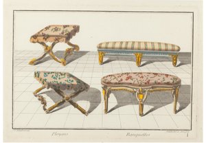 Ployans, benker. Ny historisk ikonologi eller attributter Hierogliphyques, ca. 1768.