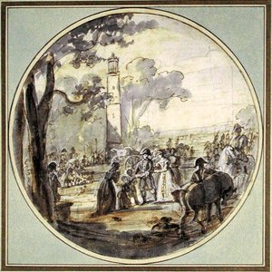 Napoleon I (1769-1821) ved Saint-Cloud av Jean Charles Develly