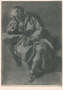 sittende mann av Jean Charles François