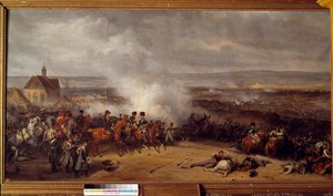 Slaget ved Laubressel nær Troyes 3. mars av Jean Charles Langlois