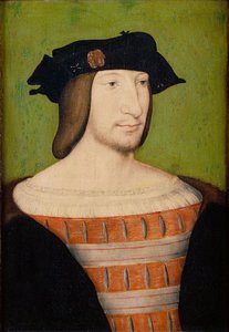 Portrett av Frans I 1494-1547, konge av Frankrike, hertug av Bretagne, greve av Provence, 1515