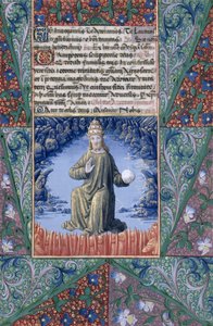 Ms Lat. Q.v.I.126 f.89 Kristus i Majestet, fra 