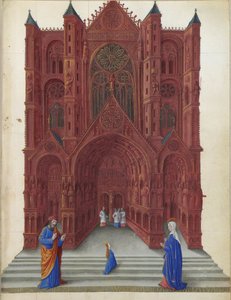 Très Riches Heures du duc de Berry - Presentasjonen av jomfru Maria i Jerusalems tempel folio 137r