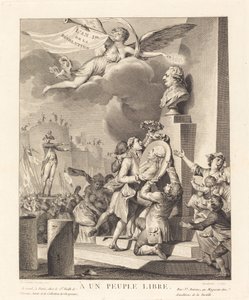 Til et fritt folk av Jean Dambrun after Jean Michel Moreau