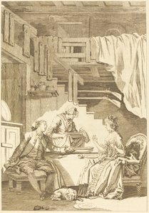 Falken av Jean Dambrun and Jean Baptiste Tilliard after Jean Honoré Fragonard