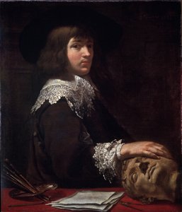 ""Autoportrait"" (Selvportrett) Maleri av Jean Daret (1615-1668) 1636 Eremitagemuseet, St. Petersburg (Saint-Petersburg)