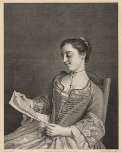 Frøken Lavergne Reading.