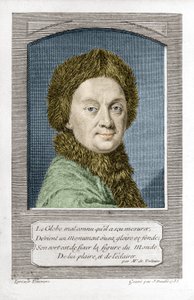 Pierre Louis Moreau de Maupertuis, astronom (1698 - 1759), gravert av J. Daullé i 1755