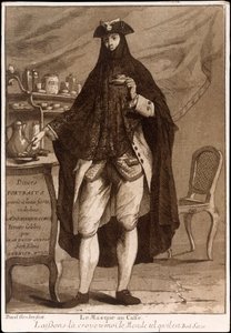 Tittelside fra Divers Portraits, pub. 1775 etsning. av Jean David Genois