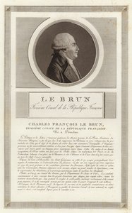 Portrett av Charles-Francois Lebrun, hertugen av Plaisance