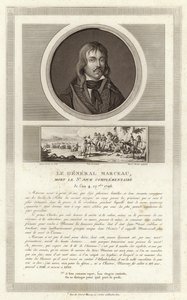 Portrett av Francois Severin Marceau-Desgraviers av Jean Duplessi Bertaux