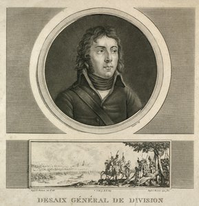 Portrett av general Louis Charles Antoine Desaix (ca. 1800 - 1815 0,38 x 0,24) av Jean Duplessi Bertaux