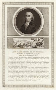 Portrett av Jean-Marie Roland, viscount de la Platiere