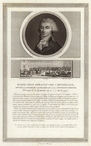 Portrett av Marie-Jean Herault fra Sechelles