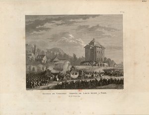 Retur fra Varennes, Louis Capets ankomst i Paris, 1802.