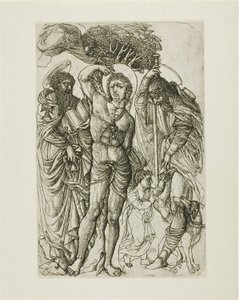 Saint Sebastian, Saint Anthony og Saint Roch av Jean Duvet
