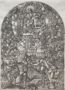 The Apocalypse: St. John Summoned to Heaven, 1555. av Jean Duvet