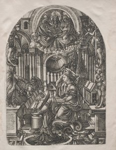 Apokalypsen: St. John på øya Patmos, 1546-1556. av Jean Duvet