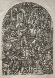 The Apocalypse: The Martyrium of St. John the Evangelist, 1546-1556. av Jean Duvet