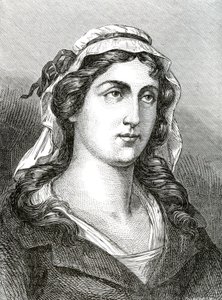 Den franske revolusjonen 1789-1799 Charlotte Corday d'Armont og attentatet på Jean Paul Marat av Jean Edouard (1824-99) Dargent