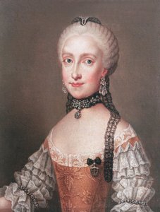 Infanta Maria Ludovica, datter av Charles III av Spania og kone til Leopold II (1747-92) den hellige romerske keiseren og storhertugen av Toscana av Jean Étienne Liotard