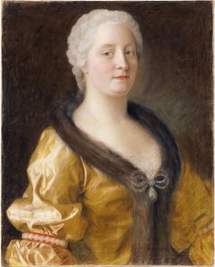 Portrett av keiserinne Maria Theresia av Østerrike av Jean Étienne Liotard