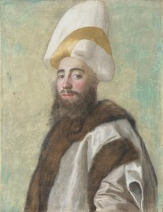 Porträt eines Großwesirs, ca. 1740 von Jean Étienne Liotard