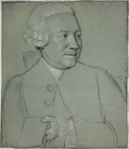 Portrett av en mann som holder en bok, vendt til høyre av Jean-Étienne Liotard